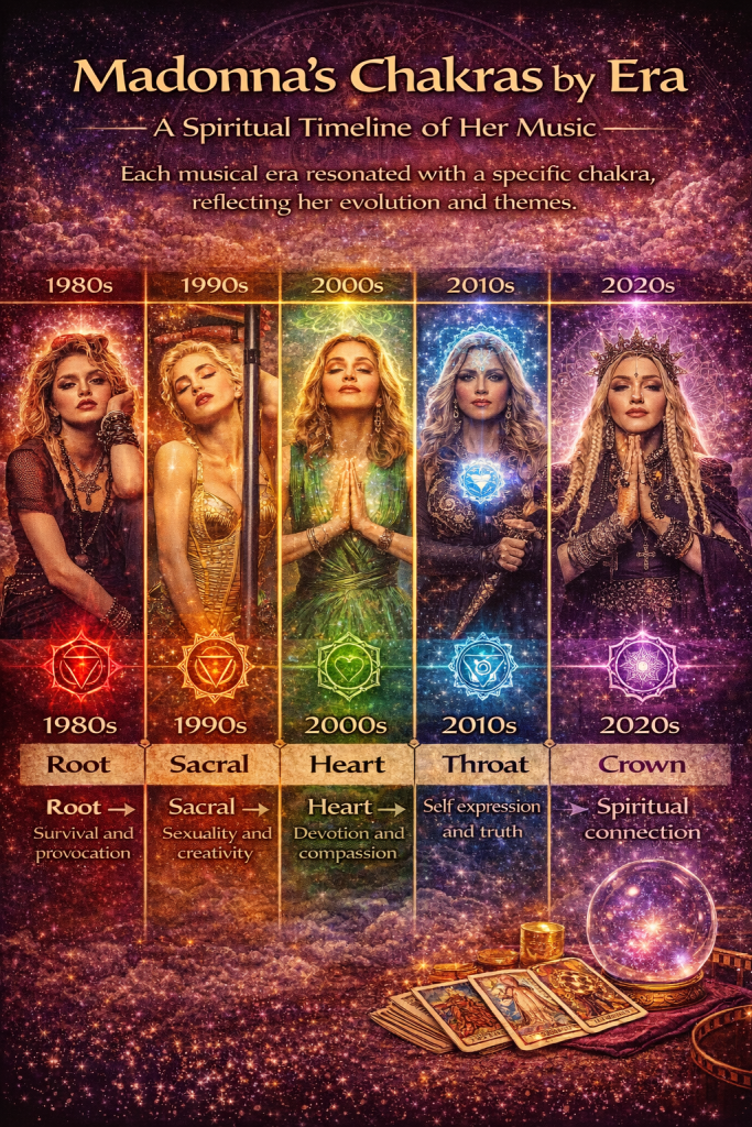 Madonna’s Chakras by Era